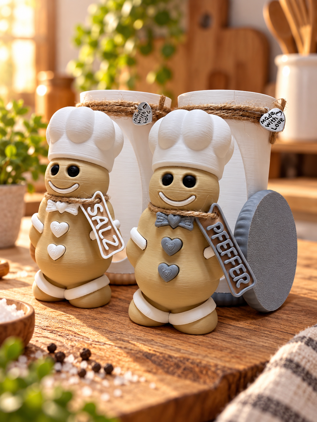🧂 Salz & Pfeffer Ernie 🥰 Streuer mit Dose