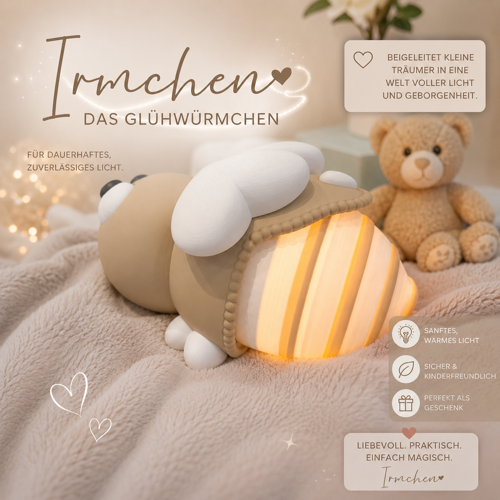 Irmchen – Das Glühwürmchen ✨ Nachtlicht ✨