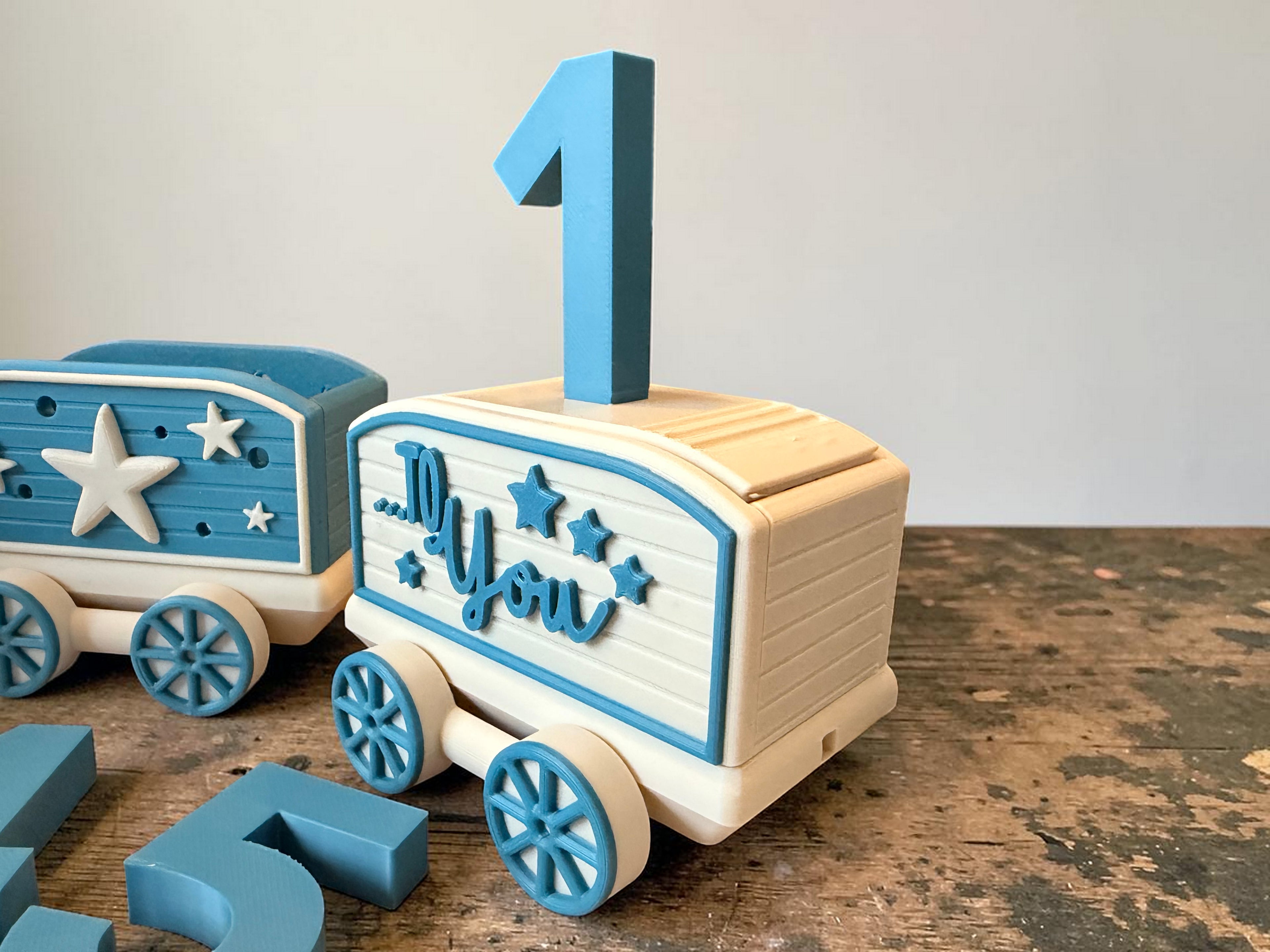 🚂  Geburtstagszug mit Zahlen 1–9 – Das besondere Geschenk zum Geburtstag  🚂